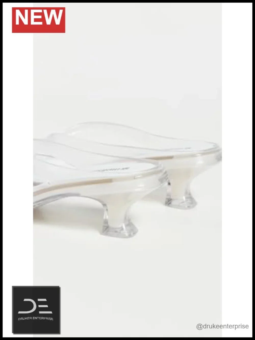 Clear Jelly Kitten Heel Flip Flops Cushioned Footbed